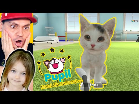 🐶 NASZ HOTEL DLA *KOTÓW* i [PIERWSZY KOT] w SYMULATOR HOTELU DLA PSÓW! | Juniorsky i Lara
