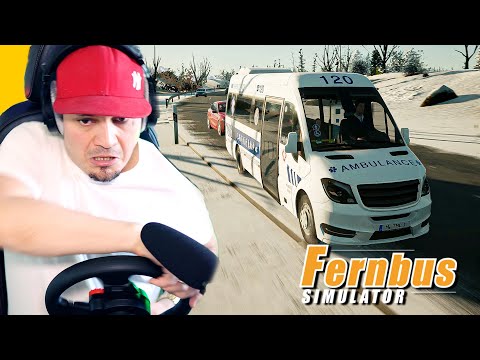 SINDBAD mnie zwolnił i jadę KARETKĄ jako FLIXBUS! *ranni po Sylwestrze* 🚌 Fernbus Simulator (Mody)