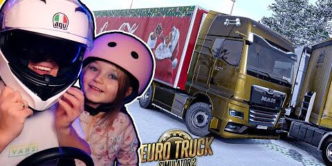 Pozwoliłem córce PROWADZIĆ! *Jadę w kasku, ŻEBY NIE UMRZEĆ!* 🚛 Euro Truck Simulator 2 (Mody)
