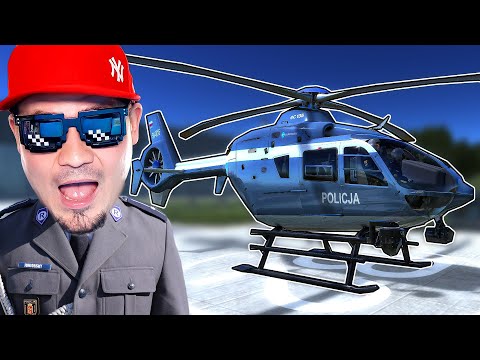 Jestem PILOTEM w POLSKIEJ POLICJI! *helikopter* 🚁 Symulator Policyjnego Helikoptera