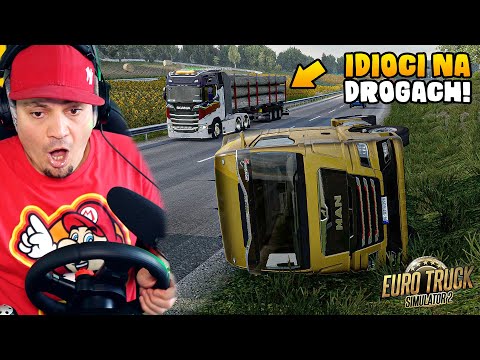 idioci-na-drogach-02-klotnia-z-graczem-chyba-dostane-bana-euro-truck-simulator-2-mp.jpg IDIOCI NA DROGACH #02 – Kłótnia z GRACZEM! *chyba dostanę bana* 🚛 Euro Truck Simulator 2 MP