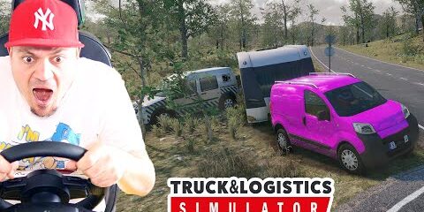 Staranowałem FOTORADAR moim RÓŻOWYM FIATEM! 🚚 Logistics Simulator