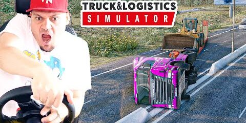 Śmiertelny WYPADEK na AUTOSTRADZIE moją RÓŻOWĄ CIĘŻARÓWKĄ! 🚚 Logistics Simulator