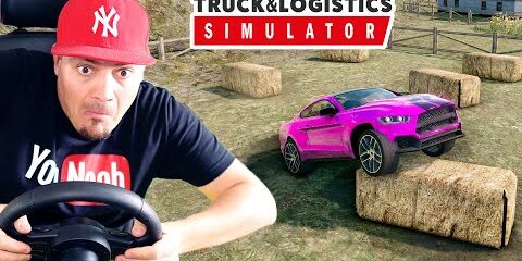 Jadę 300 KMH moim RÓŻOWYM MUSTANGIEM! *wyleciałem w pole* 🚚 Logistics Simulator