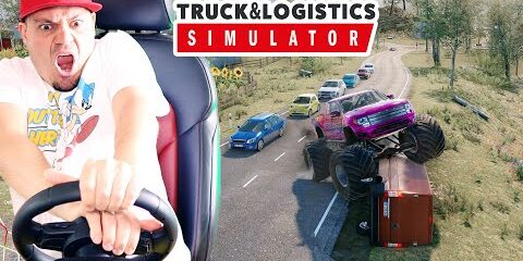 jade-moim-rozowym-monster-truckiem-miasto-sie-boi-logistics-simulator.jpg Jadę moim RÓŻOWYM MONSTER TRUCKIEM! *miasto się boi* 🚚 Logistics Simulator