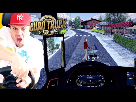 Potrąciłem KOBIETĘ Z WÓZKIEM?!?! *depresja* 🚛 Euro Truck Simulator 2