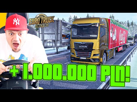 Zarobiłem 1.000.000 ZŁOTYCH w SZWECJI! *milioner* 🚛 Euro Truck Simulator 2
