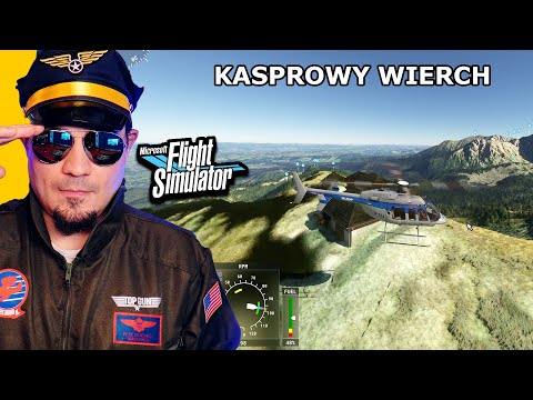 Wylądowałem HELIKOPTEREM na KASPROWYM WIERCHU! 🛫 Microsoft Flight Simulator