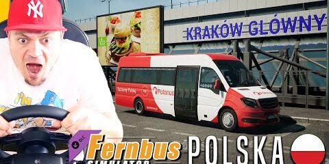 Dojechałem do KRAKOWA *Polonusem* (jest piękny) 🚌 Fernbus Simulator POLSKA