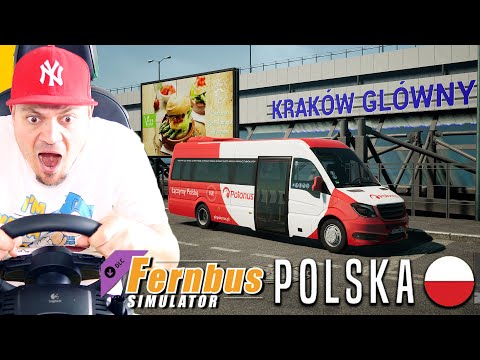 Dojechałem do KRAKOWA *Polonusem* (jest piękny) 🚌 Fernbus Simulator POLSKA