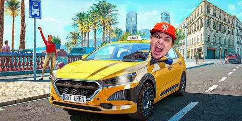 Moje NOWA PRACA jako KIEROWCA TAKSÓWKI! 🚕 Taxi Life Simulator