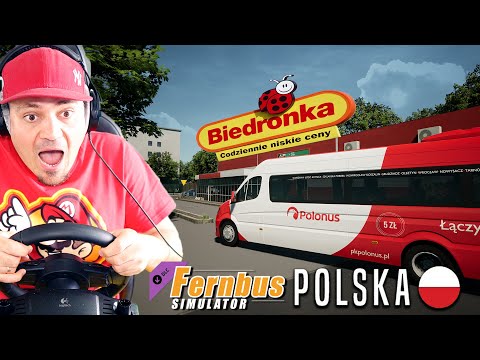 Znalazłem UKRAIŃSKĄ BIEDRONKĘ w KOSZALINIE? *poproszę aplikacje* 🚌 Fernbus Simulator POLSKA