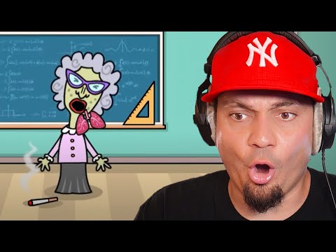 MÓJ NAUCZYCIEL WYPLUŁ PŁUCA i… UMARŁ! 🧑‍🏫 Bash The Teacher (Pani Chimneypot)