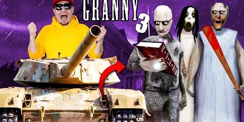 Uciekam CZOŁGIEM od BABCI GRANNY *jadę czołgiem* 👵 Granny 3 Tank Escape (Enhanced)
