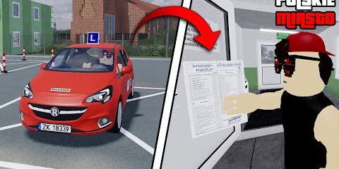 🚘 OBLAŁEM PRAWO JAZDY! *a miałem kraść samochody lol* | Roblox Polish Car Driving Ft. @Hejtazz