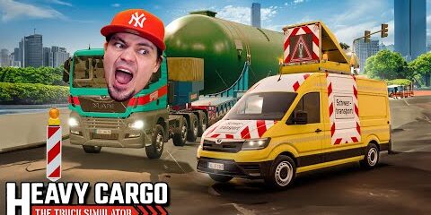 🚛 MOJA PIERWSZA OBSTAWA CIĘŻARÓWKI *kolega się zwolnił* | Heavy Cargo Truck Simulator #03