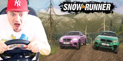 jade-moim-rozowym-bmw-x6-po-blocie-bez-autocasco-snowrunner-ft-rzakob.jpg 🚚 Jadę moim RÓŻOWYM BMW X6 po BŁOCIE! *bez autocasco* | Snowrunner Ft. @Rzakob
