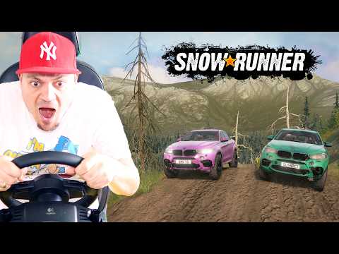 jade-moim-rozowym-bmw-x6-po-blocie-bez-autocasco-snowrunner-ft-rzakob.jpg 🚚 Jadę moim RÓŻOWYM BMW X6 po BŁOCIE! *bez autocasco* | Snowrunner Ft. @Rzakob