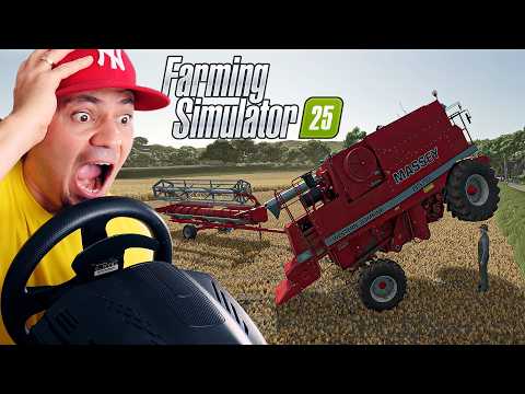 🚜 UCZĘ SIĘ JEŹDZIĆ TRAKTORAMI *dostałem gospodarstwo od dziadka* | Farming Simulator 25
