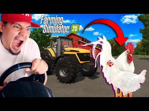 🚜 KUPIŁEM KURY I SIĘ CHYBA ROZMNAŻAJĄ *kogut jest wesoły* | Farming Simulator 25