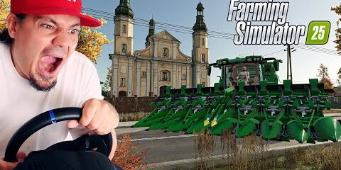 🚜 Pojechaliśmy KOMBAJNEM do KOŚCIOŁA na MSZE ŚWIĘTĄ! | Farming Simulator 25 Ft. @Rzakob