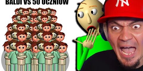 🧑‍🏫 50 GRACZY pomaga mi POKONAĆ BALDI’EGO! | Baldi Na Modach