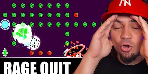 🧊 ZDENERWOWAŁEM SIĘ NA WASZE MAPKI w GEOMETRY GRASZ! *rage quit* | Geometry Dash #24