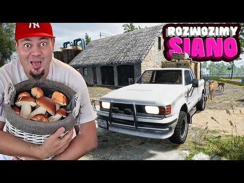 🍄 ZAMIAST ZBIERAĆ GRZYBY WOZIMY SIANKO DLA SARENEK LOL | Mushroom Season #16
