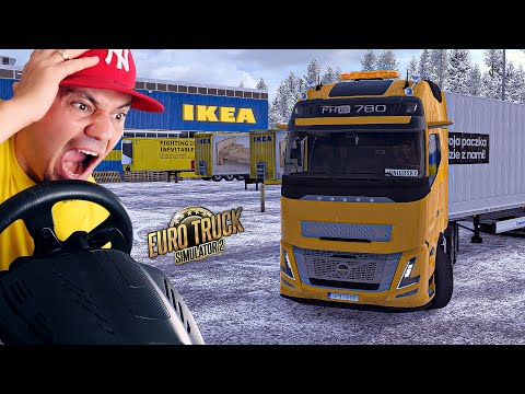 dostawa-dla-ikea-moim-nowym-volvo-fh6-kupa-mandatow-euro-truck-simulator-2.jpg 🚛 DOSTAWA DLA IKEA MOIM NOWYM VOLVO FH6! *kupa mandatów* | Euro Truck Simulator 2