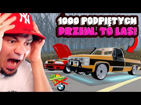 🚘 1000 PODPIĘTYCH DRZEW! FABRYKA PIENIĘDZY W *MY SUMMER BMW!* | Mój Gruchot #105 Mon Bazou