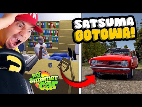 🚘 ODBIERAM SATSUME! W KOŃCU JEŹDZI! W *MY SUMMER CAR*! | My Summer Car #32