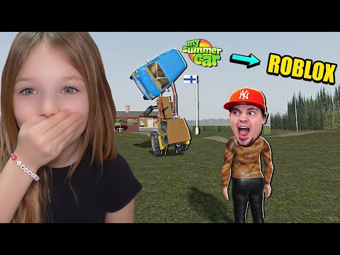 🚘 LARA w *MY SUMMER CAR ROBLOX* ZBUGOWAŁA WSZYSTKO! | My Summer Car Roblox