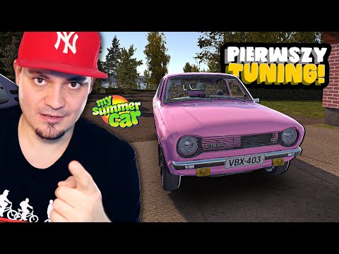 🚘 PIERWSZY TUNING SATSUMY + RÓŻOWY KOLOREX W *MY SUMMER CAR*! | My Summer Car #55!