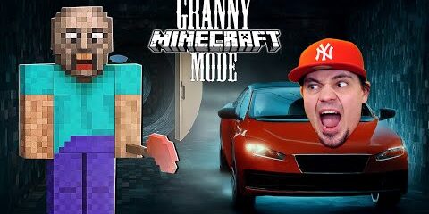🧓 Ucieczka samochodem przed Granny w modzie Minecraft! | Granny (Minecraft)