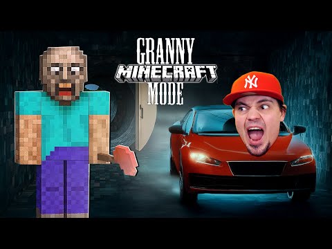 🧓 Ucieczka samochodem przed Granny w modzie Minecraft! | Granny (Minecraft)