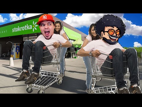 🛒 WYŚCIGI KOSZYKAMI ZE *STOKROTKI* Z @Rzakob !