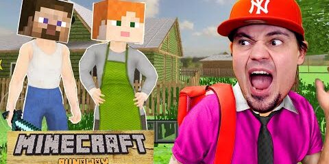 🏫 SCHOOLBOY RUNAWAY, ale to MINECRAFT! | Schoolboy Runaway Mody