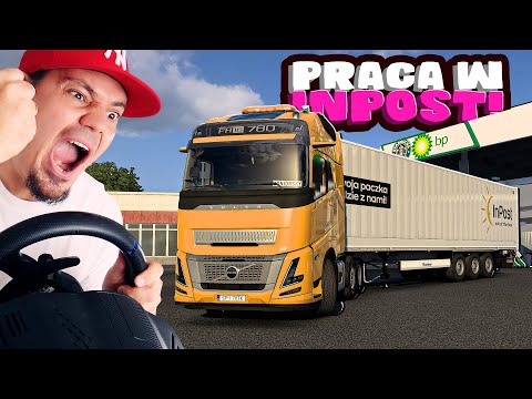 🚛 MOJA PRACA W INPOST… WIOZĘ PACZKI DO ŁODZI! 🚛 Euro Truck Simulator 2 (Mody)