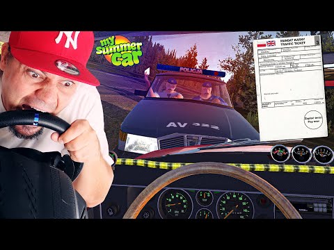 🚘 POLICJA MNIE ŚCIGA! MAM PRZEKICHANE! w *MY SUMMER CAR*! | My Summer Car #69