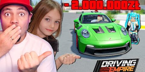 🚘 WYDAŁEM 2.000.000 PLN NA NOWE PORSCHE GT3RS w *DRIVING EMPIRE!* | Roblox Driving Empire z Lara