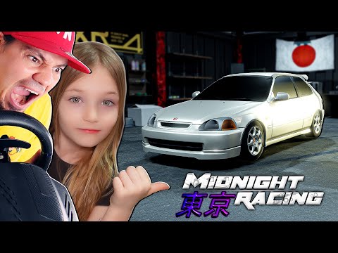 🚘 Wyleciałem z Larą do JAPONII kupić HONDA CIVIC TYPE R! | Roblox Midnight Racing: Tokio