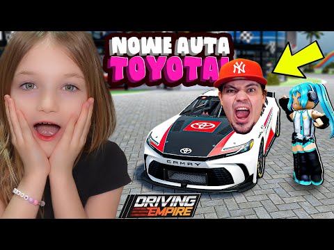🚘 *NOWE* TOYOTA I NASCAR w *DRIVING EMPIRE!* | Roblox Driving Empire z Lara