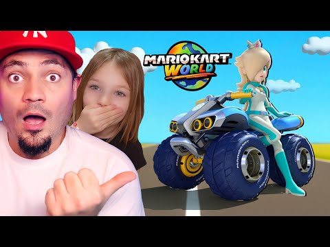 🚘 Zdobyliśmy ROSALINA w nowym MARIO KART WORLD z Larą! | Mario Kart World