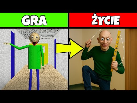 🧑‍🏫 Postaci z BALDI’S BASICS ale w PRAWDZIWYM ŚWIECIE!