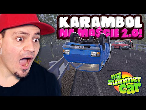 🚘 KARAMBOL NA MOŚCIE 2.0… ODINSTALUJE ZARAZ MSC. w *MY SUMMER CAR*! | My Summer Car #93