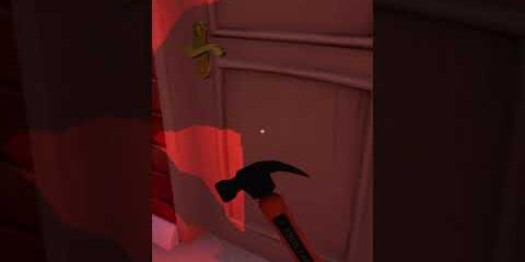 Juniorsky i jego pierwszy jumpscare w Hello Neighbor  #jumpscaremistrz #juniorsky #shorts
