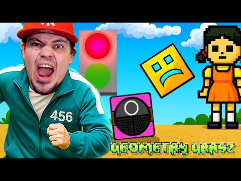 🧊 WBIŁEM PIERWSZEGO DEMONA! SQUID GAME W GEOMETRY DASH! | Geometry Dash #36