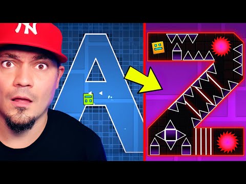 🧊 NIEMOŻLIWY ALFABET w GEOMETRY DASH! *demon?*  | Geometry Dash #37