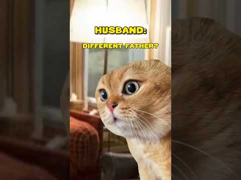 Father notices something strange 😅 (CAT VERSION🐈)  @lukedavidson81  #shorts