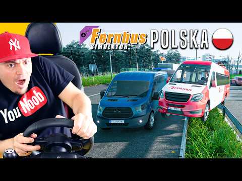 🚌 ZA 5 ZŁOTYCH WIOZĘ *Polonusem* LUDZI DO GDAŃSKA! *prawie umarli* | Fernbus Simulator
